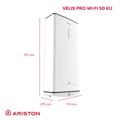 Ariston VLS PRO WIFI 50 EU električni grelnik vode (3100945)