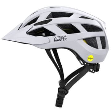 Outdoor master Kolesarska čelada Gem z Mips sistemom, bela