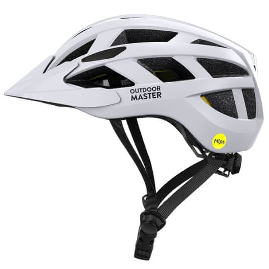 Outdoor master Kolesarska čelada Gem z Mips sistemom, bela