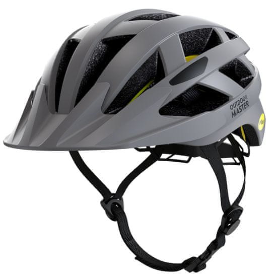 Outdoor master Kolesarska čelada Gem z Mips sistemom, siva