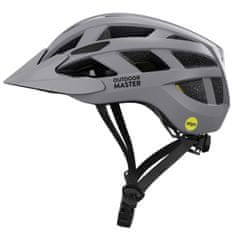 Outdoor master Kolesarska čelada Gem z Mips sistemom, siva, L