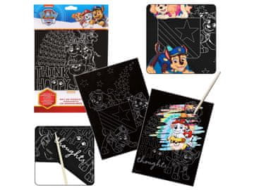 Nickelodeon Psi Patrol Ustvarjalni set praskanka, 2 sliki in pisalo