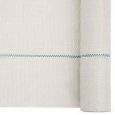 Vidaxl Membrana za plevel bela 1,5x10 m PP
