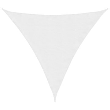 Vidaxl Senčno jadro belo 2x2x2 m 100 % poliester oxford