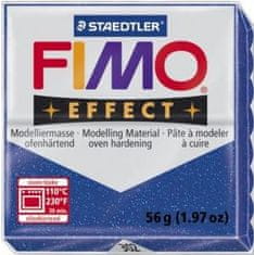Rayher.	 FIMO Effect polimerna masa 302, z bleščicami modra, 56g