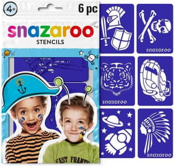 Snazaroo Pustolovska barva za obraz 6 kosov