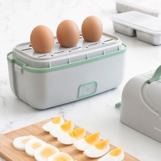 UNBRANDED 3-in-1 Electric Steamer Lunch Box with Recipes Beneam InnovaGoods 