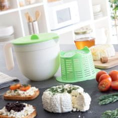 UNBRANDED Mould for Making Fresh Cheese with Manual and Recipes Freashy InnovaGoods 