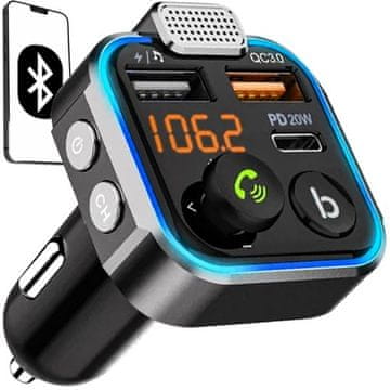 UNBRANDED Bluetooth oddajnik/polnilec Xtrobb 22355 FM