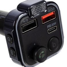 Xtrobb Bluetooth oddajnik/polnilec Xtrobb 22355 FM 