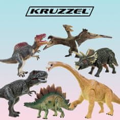 Kruzzel Dinozavri - premične figure, 6 kom. 22398 