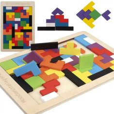 UNBRANDED Lesena sestavljanka/tetris Kruzzel 22667 