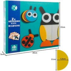 UNBRANDED Lesena sestavljanka - Kruzzel 22426 puzzle 