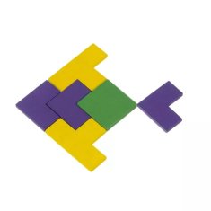 UNBRANDED Lesena sestavljanka/tetris Kruzzel 22667 