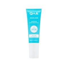 Q+A Vlažilna krema za kožo s skvalanom SPF 50 Squalane (Hydrating Daily Sunscreen) 50 ml