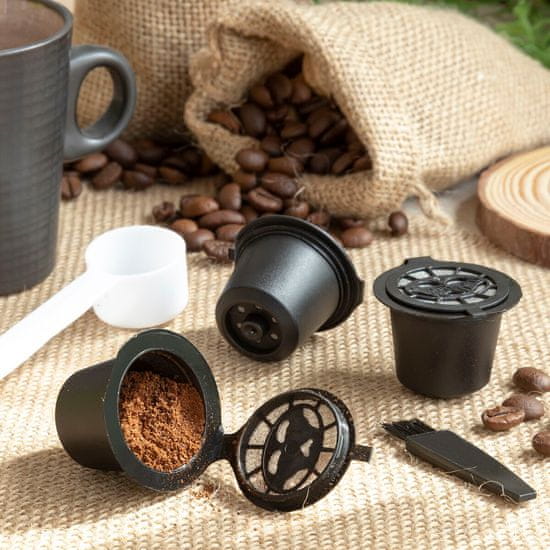 InnovaGoods Set of 3 Reusable Coffee Capsules Recoff InnovaGoods