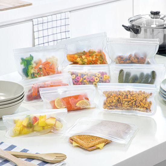 InnovaGoods Reusable Food Bag Set Freco InnovaGoods 10 Pieces