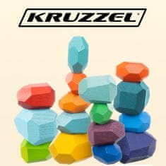 Kruzzel Kamni/leseni bloki - 16 kom. 22475 