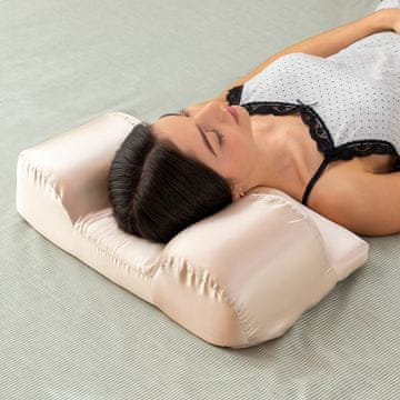 UNBRANDED Anti-Wrinkle Neck Pillow with Satin Cover Youthlow InnovaGoods