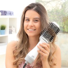 InnovaGoods Ionski sušilnik in krtača za volumen Volumio InnovaGoods White Grey 1000 W 