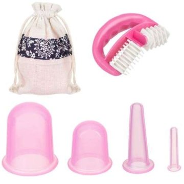 UNBRANDED Kitajske silikonske skodelice z masažerjem - set