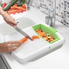 UNBRANDED Extendable 3-in-1 Cutting Board with Tray, Container and Drainer PractiCut InnovaGoods 