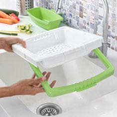 UNBRANDED Extendable 3-in-1 Cutting Board with Tray, Container and Drainer PractiCut InnovaGoods 