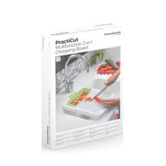 UNBRANDED Extendable 3-in-1 Cutting Board with Tray, Container and Drainer PractiCut InnovaGoods 