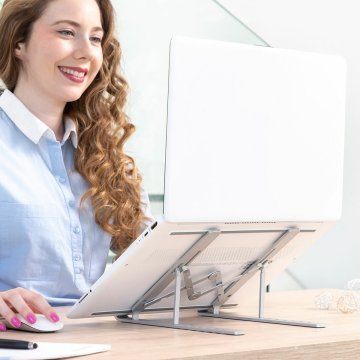 UNBRANDED Zložljivo in nastavljivo stojalo za prenosni računalnik Flastan InnovaGoods