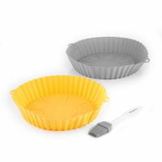UNBRANDED Silikonske košare s krtačo za cvrtnike Mollicon InnovaGoods 2 enoti 