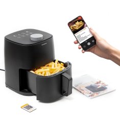 UNBRANDED Cvrtnik brez olja InnovaGoods Fryinn Lite 2000 Črna 1200 W 2 L 