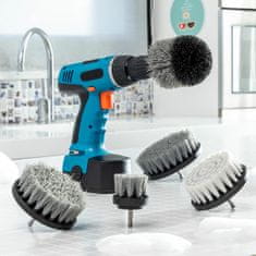 UNBRANDED Set of Cleaning Brushes for Drill Sofklin InnovaGoods 5 Units 