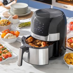 UNBRANDED Cvrtnik brez olja InnovaGoods Fryinn 3500 Black Nerjaveče jeklo 1400 W 3,5 L 