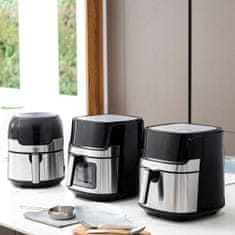 UNBRANDED Cvrtnik brez olja InnovaGoods Fryinn 3500 Black Nerjaveče jeklo 1400 W 3,5 L 