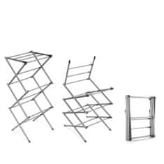 UNBRANDED Folding and Extendable Metal Clothes Dryer with 3 Levels Cloxy InnovaGoods 11 Bars 