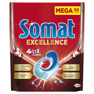 Somat Excellence 4v1 tablete za pomivalni stroj, 50/1