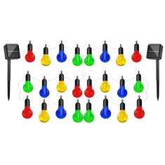 HOME & MARKER® LED luči na traku, Vrtne luči, Dekorativne luči, Vodoodporne (Večbarvna, 2 kosa) | Y2ARDBULBS