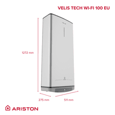 Ariston VLS TECH WIFI 100 EU električni grelnik vode (3100913)