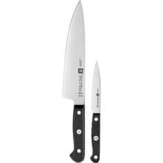 Zwilling J.A.Henckel Gourmet 2 kosa črnih kuhinjskih nožev iz nerjavečega jekla
