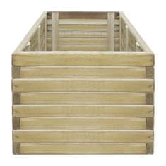 Vidaxl Visoka greda 100x50x40 cm lesena pravokotna
