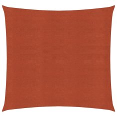 shumee Senčno jadro 160 g/m² kvadratno terakota 2.5x2.5 m HDPE