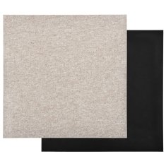 Vidaxl Talna obloga preproga 20 kosov 5 m² 50x50 cm svetlo bež