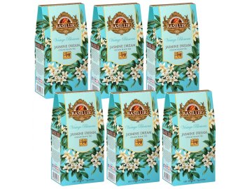 Basilur BASILUR VINTAGE BLOSSOMS - Jasmine Dream Črni listni čaj s cvetovi jasmina in cvetovi nageljna 75 g