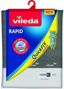 Vileda Prevleka za desko 130 cm x 45 cm siva