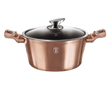 Berlingerhaus Kozica s pokrovom 24 cm Metallic Line Rose Gold Edition