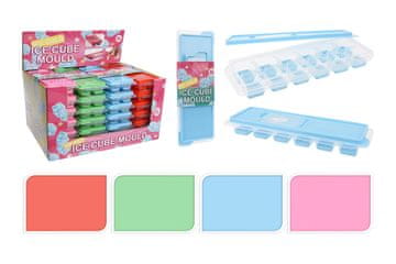 Edm Model za ledene kocke (12x) 26x9,5x3cm, plastičen, s pokrovom