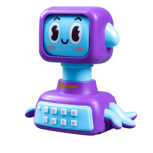 CAB Toys Igrača za otroke Hobotnica - vijolična