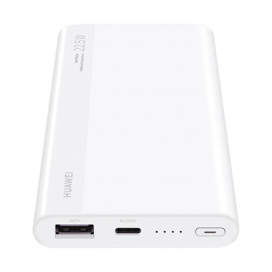 Huawei Powerbank, prenosna baterija SuperCharge, 10000mAh, 22.5W, QC + PD, White