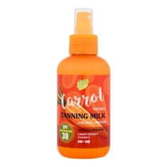 VIVACO Bio Carrot Tanning Milk SPF30 losjon za zaščito pred soncem za telo in obraz 150 ml