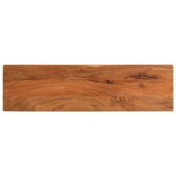 shumee vidaXL Mizna plošča 110x40x3,8 cm pravokotna trden akacijev les